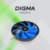 Устройство охлаждения(кулер) Digma D-CPC110-2 120x120x25mm Soc-AM4/1151/1200 черный 3-pin 29dB Al 110W 185gr Ret