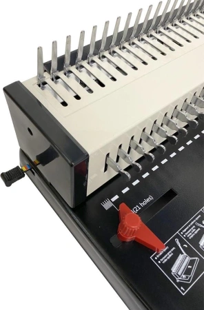 Переплетчик Office Kit B2116 A4/перф.13л.сшив/макс.450л./пластик.пруж. (4.5-45мм)