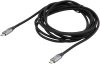 Кабель Digma D-Type-C-USB3.2-3m D-TYPE-C-USB3.2-100W-4K-3M 3м черный