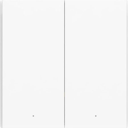 Умный выключатель Aqara Wireless Remote Switch H1 2-хкл. белый (WRS-R02)