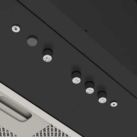 Вытяжка встраиваемая Elikor Врезной блок BOX 52П-700 черный управление: кнопочное (1 мотор)