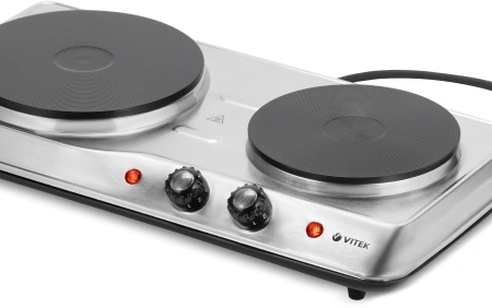 Плита Электрическая Vitek VT-3702 стальной (настольная)