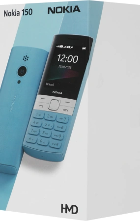 Мобильный телефон Nokia 150 TA-1582 DS EAC черный моноблок 2Sim 2.4" 240x320 Series 30+ 0.3Mpix GSM900/1800 Protect MP3 FM microSD max32Gb