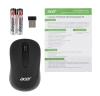 Мышь Acer OMR133 черный оптическая (1000dpi) беспроводная USB для ноутбука (2but)
