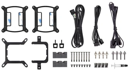 Система водяного охлаждения Thermaltake TH280 V2 Ultra ARGB Soc-AM5/AM4/1200/1700/1851 черный 4-pin 34.7dB Al+Cu LCD Ret (CL-W385-PL14SW-A)