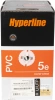 Кабель информационный Hyperline UUTP4R-C5E-S24-IN-PVC-GY-305 кат.5E UTP 4 пары 24AWG PVC внутренний 305м серый