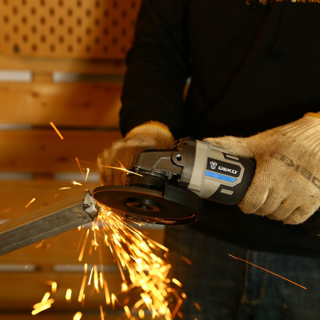 Углошлифовальная машина Deko DKAG20 9000об/мин рез.шпин.:M14 d=125мм