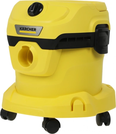 Строительный пылесос Karcher WD 2 Plus V-12/4/18 1000Вт (уборка: сухая/сбор воды) желтый