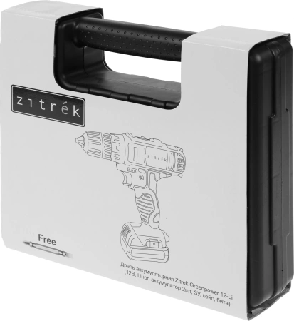 Дрель-шуруповерт Zitrek Greenpower 12-Li аккум. патрон:быстрозажимной (кейс в комплекте) (063-4074)