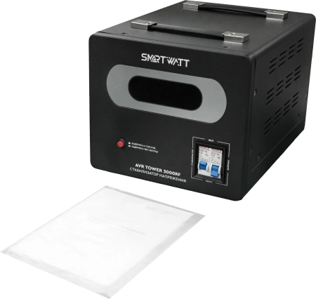 Стабилизатор напряжения Smartwatt AVR Tower 3000RF 3000ВА черный