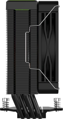 Устройство охлаждения(кулер) Bloody BD-AC205-ARGB1 ARGB Soc-AM5/AM4/1151/1200/2066/1700 черный 4-pin 14-26dB Al+Cu LCD 205W 513gr Ret (BD-AC205-ARGB1-BK)