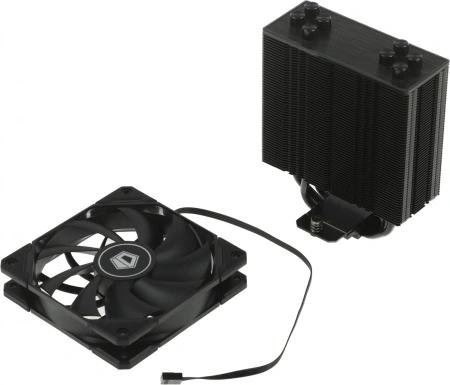 Устройство охлаждения(кулер) ID-Cooling SE-224-XTS BLACK Soc-AM4/1151/1200/1700 4-pin 29dB Al+Cu 650gr Ret