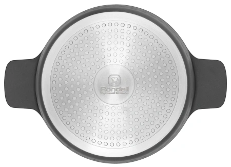 Кастрюля Rondell ArtDeco RDA-1254 4.8л. d=24см (с крышкой) черный