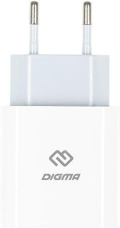 Сетевое зар./устр. Digma DGW3C 30W 3A (PD) USB-C универсальное белый (DGW3C0F010WH)