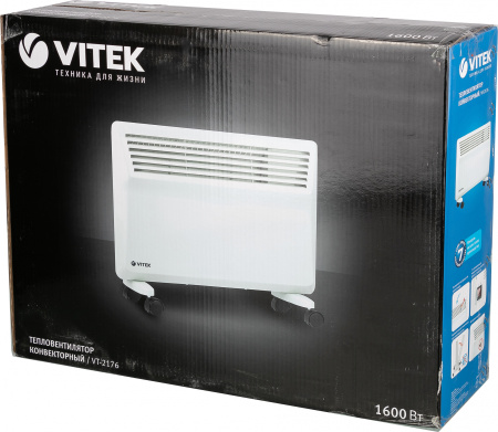 Конвектор Vitek VT-2176 1600Вт белый