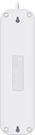 Сетевой удлинитель Defender L340 3м (4 розетки) белый (пакет ПЭ)