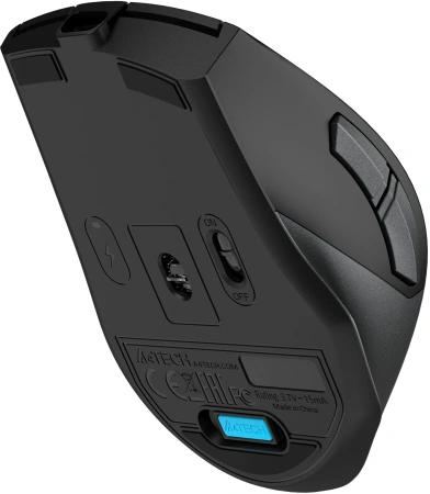 Мышь A4Tech Fstyler FG45CS Air2 серый оптическая (2000dpi) silent беспроводная USB для ноутбука (7bu