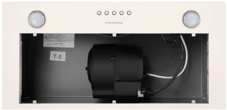 Вытяжка встраиваемая Maunfeld Crosby Singl 60 бежевый управление: кнопочное (1 мотор)