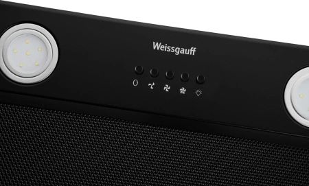 Вытяжка встраиваемая Weissgauff Dubhe 60 PB BL черный управление: кнопочное (1 мотор)
