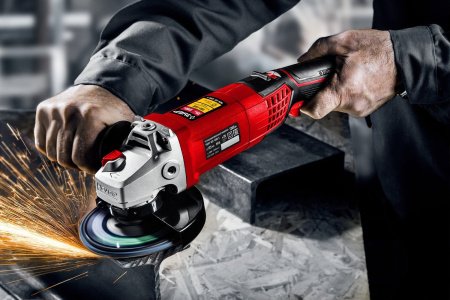 Углошлифовальная машина Зубр Мастер УШМ-125-1205 Э 1200Вт 11000об/мин рез.шпин.:M14 d=125мм