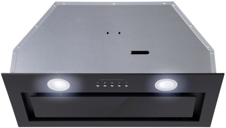 Вытяжка встраиваемая Maunfeld TRAPEZE 602IG черный управление: кнопочное (1 мотор)