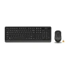 Клавиатура + мышь A4Tech Fstyler FG1010 клав:черный/серый мышь:черный/серый USB беспроводная Multimedia (FG1010 GREY)