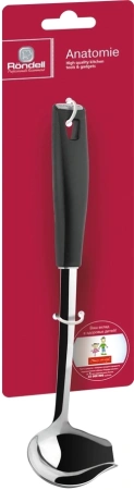 Ложка для соуса Rondell Anatomie RD-647 черный упак.:картонная подложка