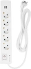 Сетевой фильтр Kranz 13-4700 3м (5 розеток) белый (коробка)