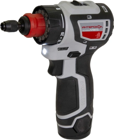 Дрель-шуруповерт Интерскол ДА-10/12В 36 аккум. патрон:быстрозажимной (кейс в комплекте) (687.2.2.79)