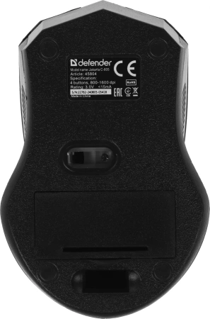 Клавиатура + мышь Defender Jakarta C-805 клав:черный мышь:черный USB беспроводная Multimedia (45804)