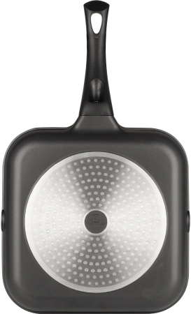 Сковорода-гриль Rondell Schwarz RDA-1683 квадратная 28см покрытие: Xylan Plus ручка несъемная (без крышки) черный