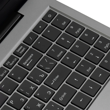 Ноутбук IRU Planio 15INP N-series N100 8Gb SSD256Gb Intel UHD Graphics 15.6" IPS FHD (1920x1080) Windows 11 Professional grey WiFi BT Cam 5000mAh (2023736)