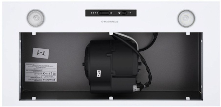 Вытяжка встраиваемая Maunfeld Crosby Light C 60 белый управление: ползунковое (1 мотор)