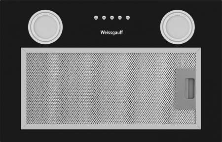 Вытяжка встраиваемая Weissgauff Box 456 Black черный управление: кнопочное (1 мотор)