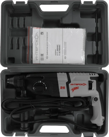 Перфоратор Интерскол П-26/800АВС патр.:SDS-plus уд.:3Дж 800Вт (кейс в комплекте)