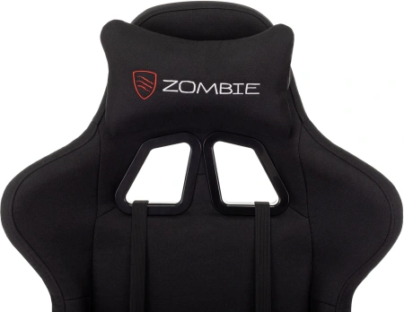 Кресло игровое Zombie Shadow черный Neo Black с подголов. крестов. пластик подст.для ног пластик черный