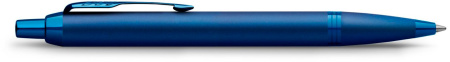Ручка шариков. Parker IM Monochrome K328 (CW2172966) Blue PVD M син. черн. подар.кор.