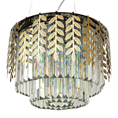 Люстра Hiper Angers H153-2 подвес. хром/золотистый