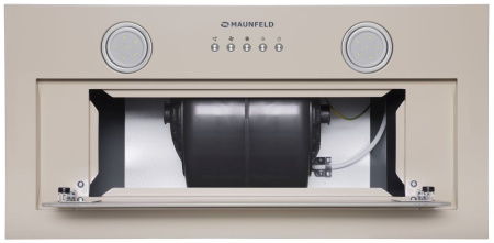 Вытяжка встраиваемая Maunfeld TRAPEZE 602IG бежевый управление: кнопочное (1 мотор)