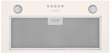 Вытяжка встраиваемая Maunfeld Crosby Singl 60 бежевый управление: кнопочное (1 мотор)