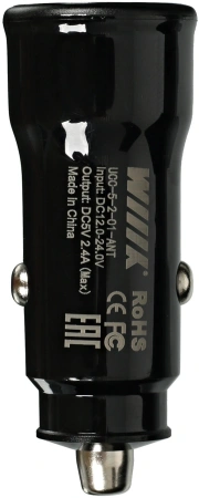 Автомобильное зар./устр. Wiiix UCC-5-2-01-ANT 2.4A (PD) 2xUSB универсальное черный