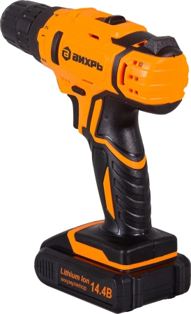 Дрель-шуруповерт Вихрь ДА-14,4Л-2К аккум. патрон:быстрозажимной (кейс в комплекте) (72/14/8)