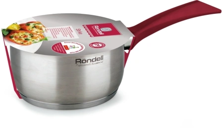 Ковш Rondell Strike RDS-811 0.9л. d=14см (с крышкой) стальной