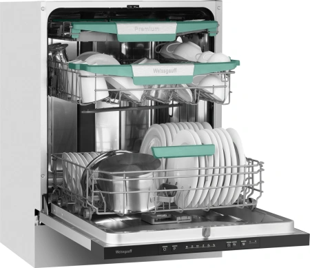 Посудомоечная машина встраив. Weissgauff BDW 6136 D Inverter AutoOpen Infolight 2100Вт полноразмерная инвертер
