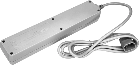 Сетевой фильтр PC Pet AP01006-E-G 1.8м (5 розеток) серый (пакет ПЭ)
