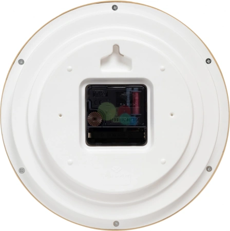 Часы настенные аналоговые Бюрократ WALLC-R83P D22см белый/бежевый (WALLC-R83P22/IVORY)