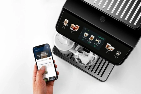 Кофемашина Delonghi Eletta Explore ECAM450.55.G 1450Вт серебристый/черный