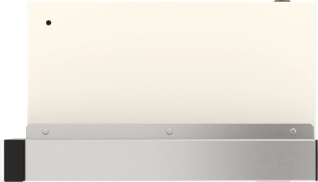 Вытяжка встраиваемая Elikor Интегра Glass 45Н-400-В2Д нержавеющая сталь/стекло бежевое управление: кулисные переключатели (1 мотор)