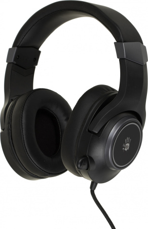Наушники с микрофоном A4Tech Bloody G350 черный 2м мониторные USB оголовье (G350 USB/ BLACK)