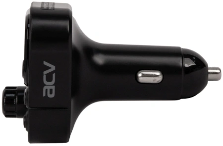 Автомобильный FM-модулятор ACV FMT-130B черный BT USB (40580)